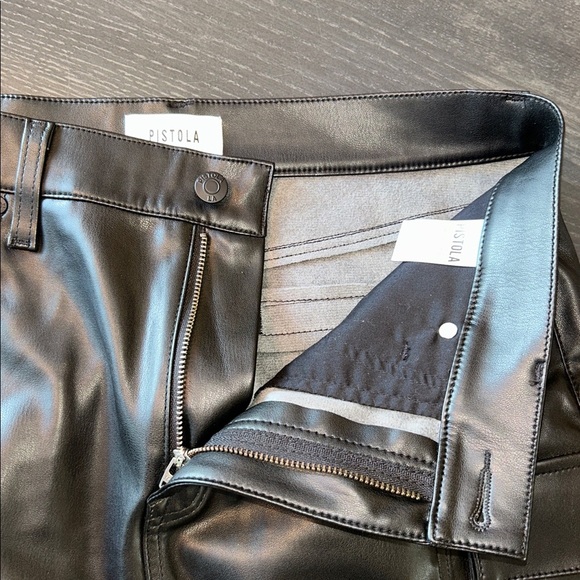 Pistola Rhea Cargo Mini Skirt in Black Slate NWT - Picture 8 of 14